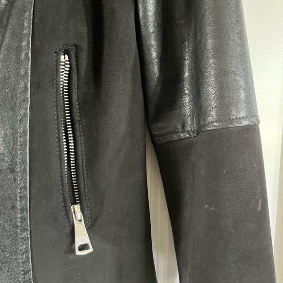 Womens Viggos Leather Jacket - Picture 4 of 5